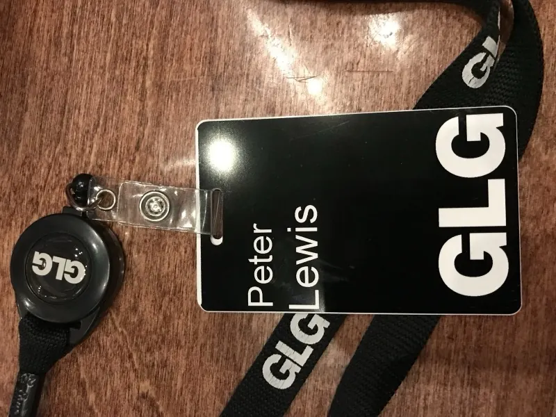 My GLG badge, 1 July 2019
