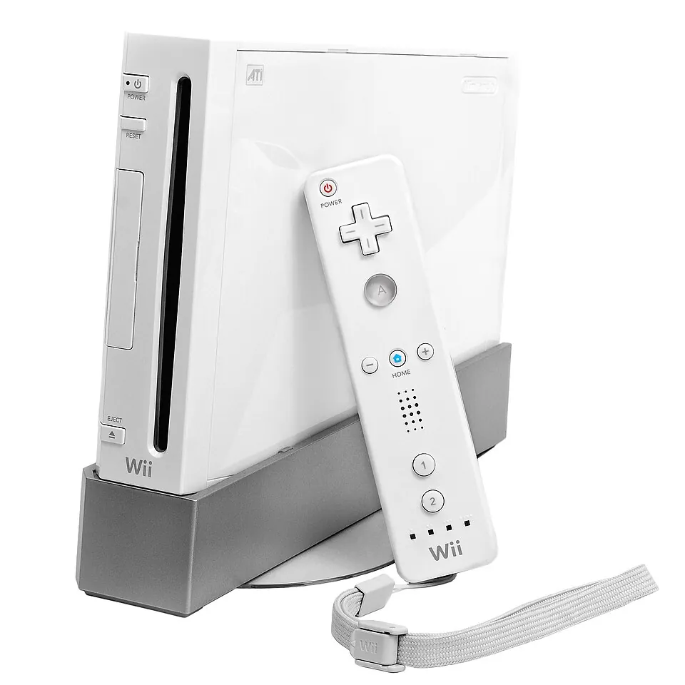 The Nintendo Wii with Wii Remote